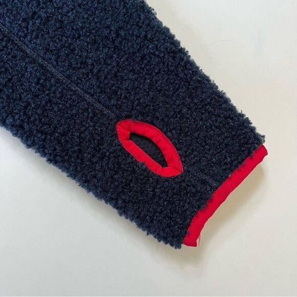 Brooks Brothers Teddy Fleece Half Zip Navy XS - Picture 5 of 7